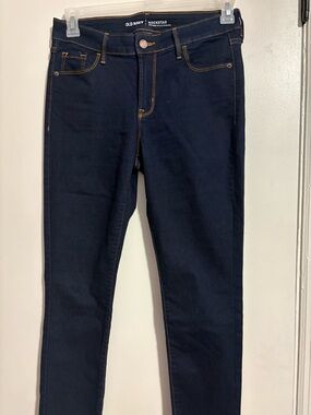 L/N Old Navy Rockstar Women’s Dark Wash Stretch Skinny Jeans8